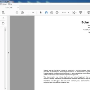 Doosan Solar 200W-III Shop Manual 2023-7103E - PDF DOWNLOAD