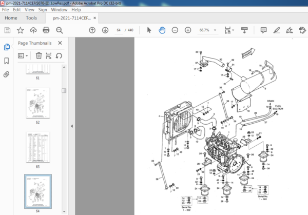 Doosan Solar 70-III Parts Manual 2021-7114CEF - PDF DOWNLOAD ...