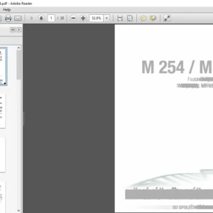 Massey Ferguson EU Hay Equipment M254 M294 Drum Mower Operator Instruction Manual - PDF DOWNLOAD