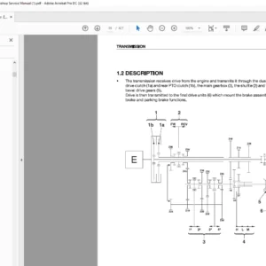 Massey Ferguson EU Tractor MF 2400 Series Workshop Service Manual - PDF DOWNLOAD