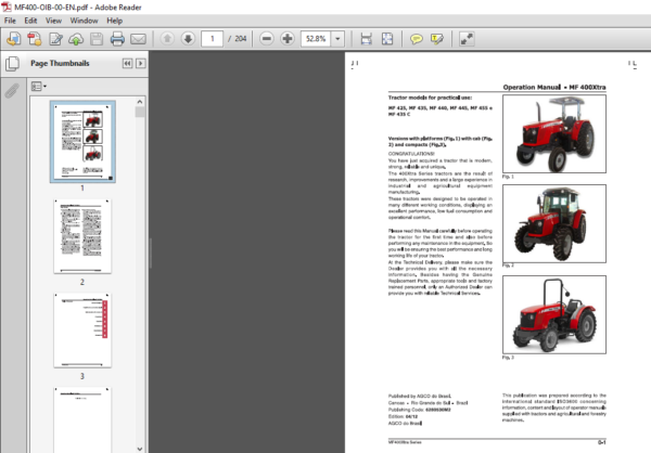 Massey Ferguson Eu Tractor Mf Xtra Series Mf E