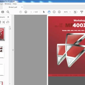 Massey Ferguson EU Tractor MF400Xtra Series 425X 435X 440X 445X 455X 460X 470X 480X Service Manual - PDF DOWNLOAD