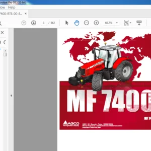 Massey Ferguson EU Tractor MF7400 Series MF7485-MF7499 Repair Time Schedule Manual - PDF DOWNLOAD