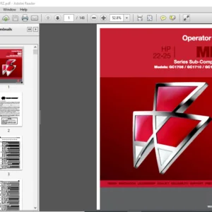 Massey Ferguson EU Tractor MFGC Series GC1705 GC1710 GC1715 GC1720 Operator Manual - PDF DOWNLOAD