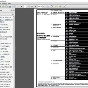 Nissan Armada 2005 Service Manual - PDF DOWNLOAD