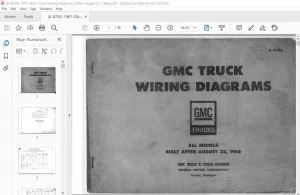 1966 GMC Truck Wiring Diagram Manual