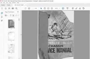 1967 Chevrolet Truck 10-60 Series Chassis Service Manual