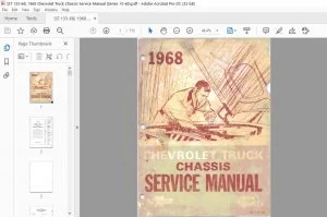 1968 Chevrolet Truck 10-60 Series Chassis Service Manual