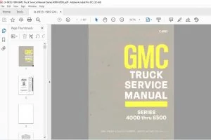 1969 GMC Truck 4000-6500 series service manual