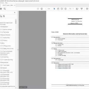 ATLET Truck U UNS UNN UHSUFS URF USS AC Power Plus Service Manual - PDF DOWNLOAD