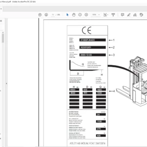 ATLET Truck X-Ergo XTF-Ergo XLL-Ergo XML-Ergo Service Manual - PDF DOWNLOAD