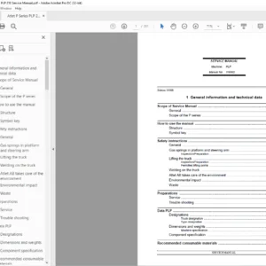 Atlet P Series PLP 200 & PLP 250 Service Manual - PDF DOWNLOAD