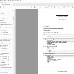 Atlet T Series Truck TP TL TS Service Manual - PDF DOWNLOAD