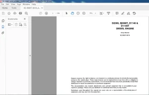 Daewoo Doosan D2366 D2366T D1146 &D116T DISEL ENGINE SHOP MANUAL – PDF DOWNLOAD