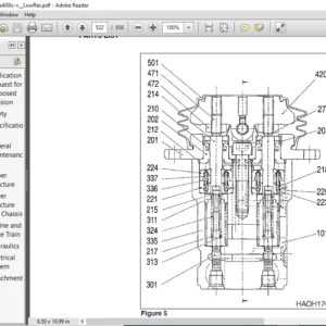 Daewoo Doosan Excavator Solar 400LC-V Shop Manual Serial Number 1001 and Up – PDF DOWNLOAD