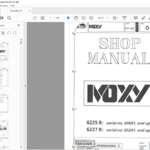Daewoo Doosan MOXY 6225B 6227B SHOP MANUAL - PDF DOWNLOAD