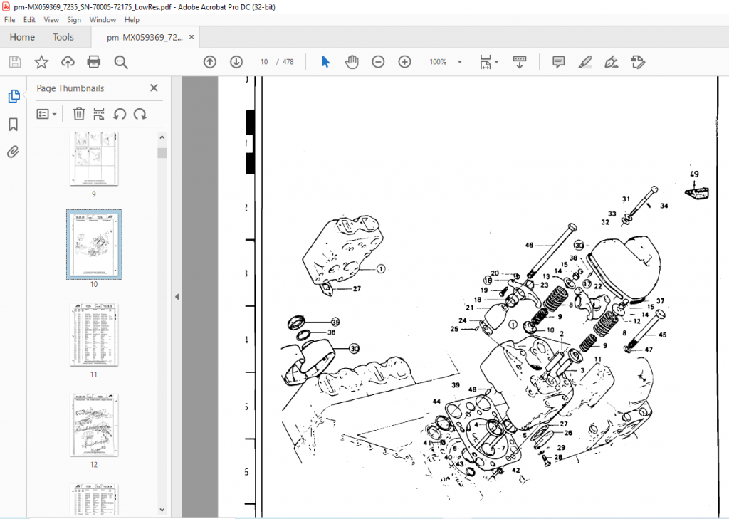 Daewoo Doosan MOXY 7235 PARTS CATALOGUE MANUAL - PDF DOWNLOAD ...