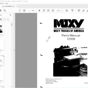 Daewoo Doosan MOXY 7235B Parts Manual  - PDF DOWNLOAD
