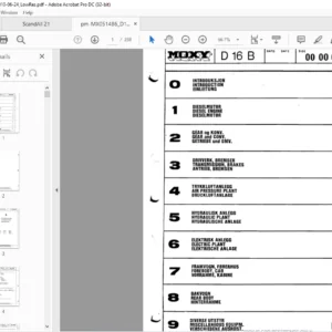 Daewoo Doosan MOXY D 16 B PARTS CATALOGUE MANUAL - PDF DOWNLOAD