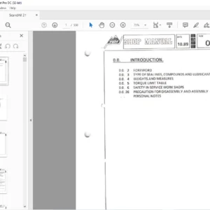 Daewoo Doosan MOXY SHOP MANUAL  - PDF DOWNLOAD