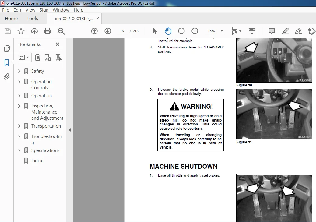 Daewoo Doosan Mega 130 160 160TC Operation Maintenance Manual 022-00013BE PDF - Image 4