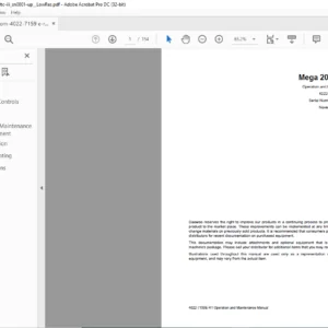 Daewoo Doosan Mega 200200TC-III Operation and Maintenance Manual 4022-7159E-R1 – PDF DOWNLOAD