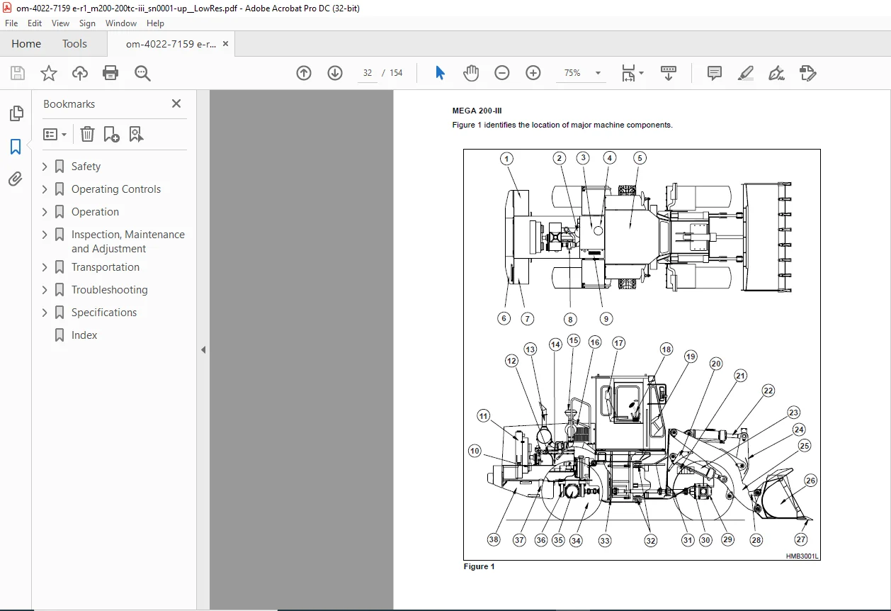 Daewoo Doosan Mega 200200TC-III Shop Manual 4023-7131E-R1 โ PDF DOWNLOAD - Image 4