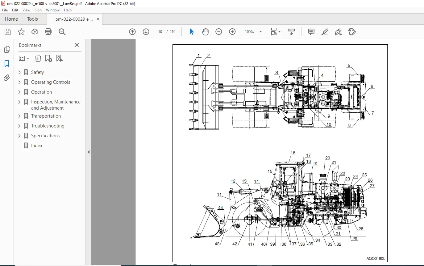 Daewoo Doosan Mega 500-V (Tier II) shop manual 023-00054E โ PDF DOWNLOAD - Image 4
