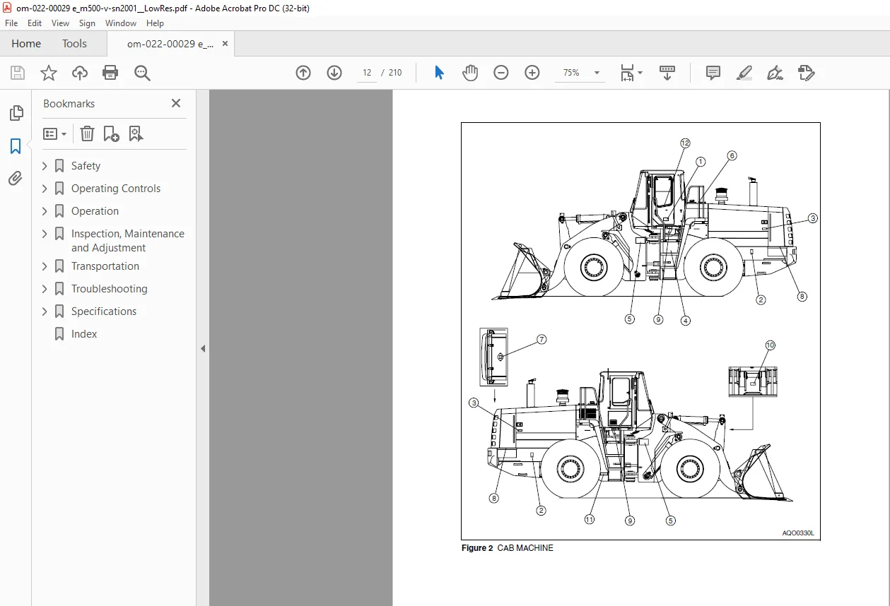 Daewoo Doosan Mega 500-V (Tier II) shop manual 023-00054E โ PDF DOWNLOAD - Image 2