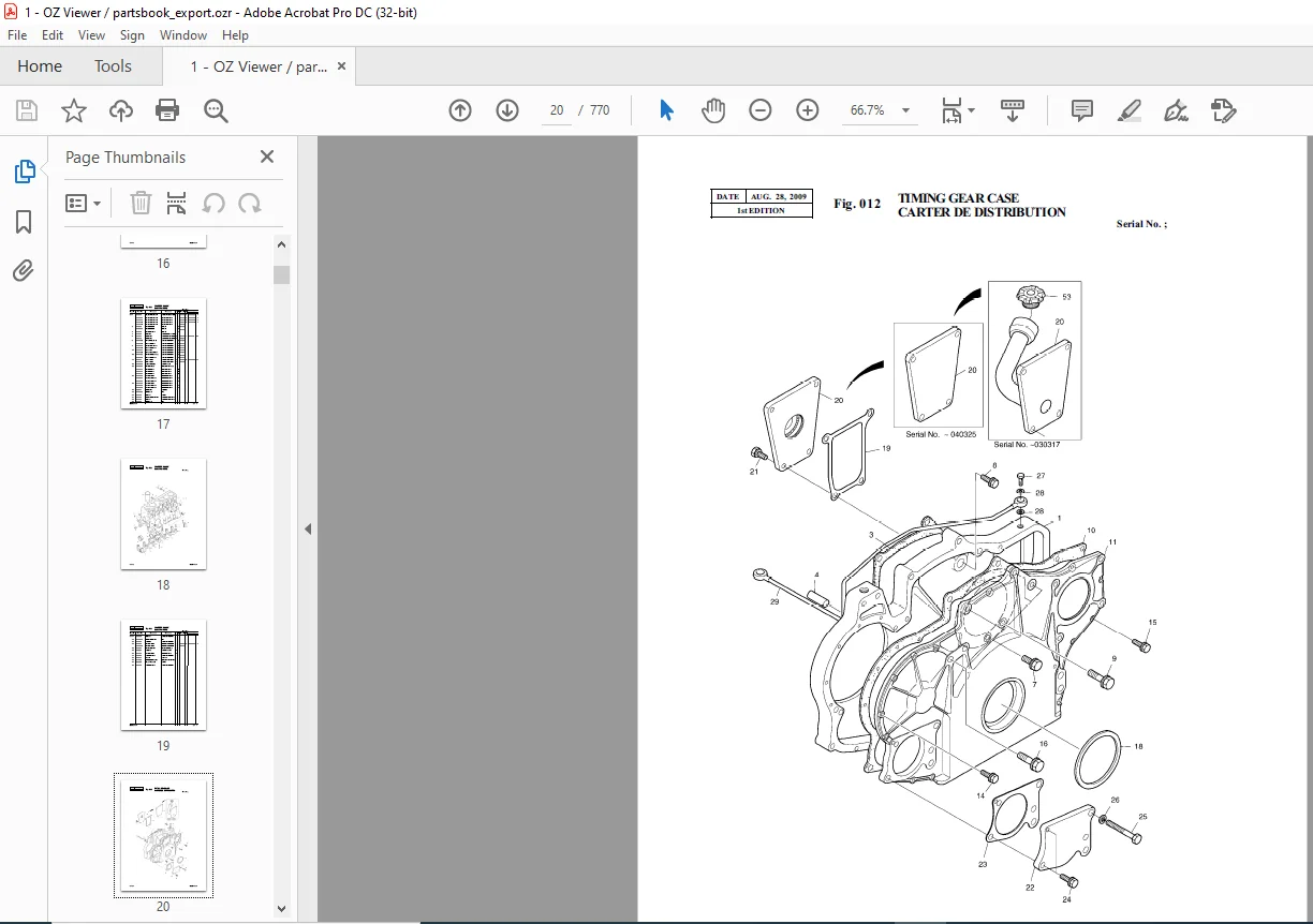 Daewoo Doosan M400-V Parts Manual Serial Number 1001 to 3000 โ PDF DOWNLOAD - Image 4
