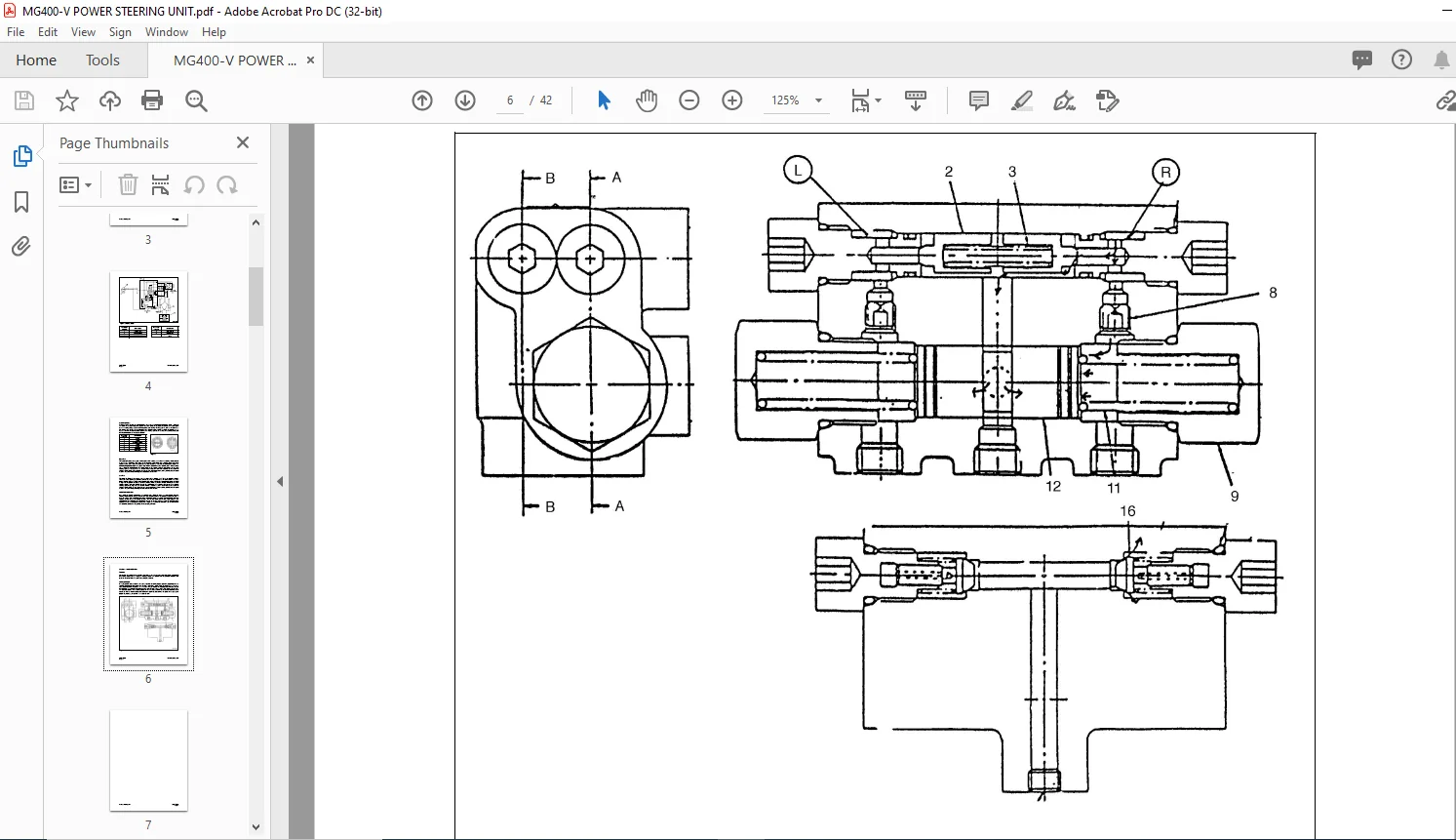 Daewoo Doosan MG 400-V 9POWER STEERING UNIT manual – PDF DOWNLOAD - Image 2