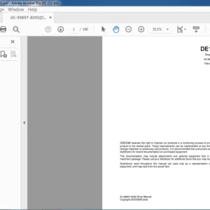 Daewoo doosan excavator DE12TIS Shop Manual – PDF DOWNLOAD