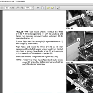 Massey Ferguson 3000 Corn Header Workshop Service Manual – PDF DOWNLOAD