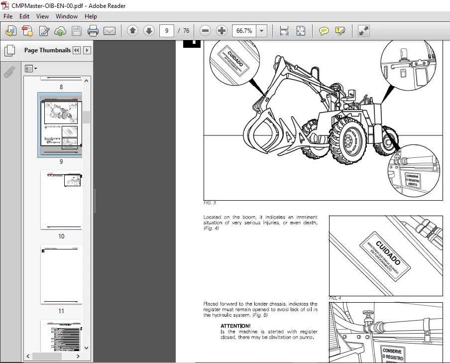 Massey Ferguson CMP Master Loader Sugar Cane Operator Manual β PDF DOWNLOAD - Image 3