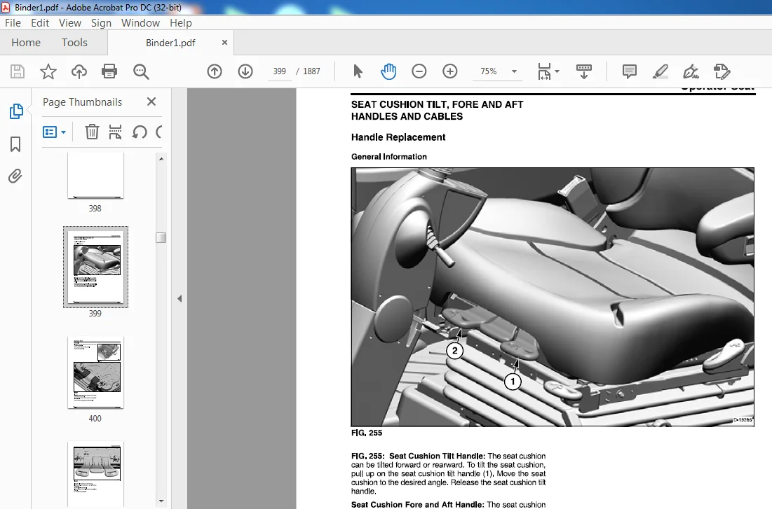 Massey Ferguson EU Harvesting WR9735 WR9740 WR9760 WR9770 Windrower Tractor Service Manual - Image 2