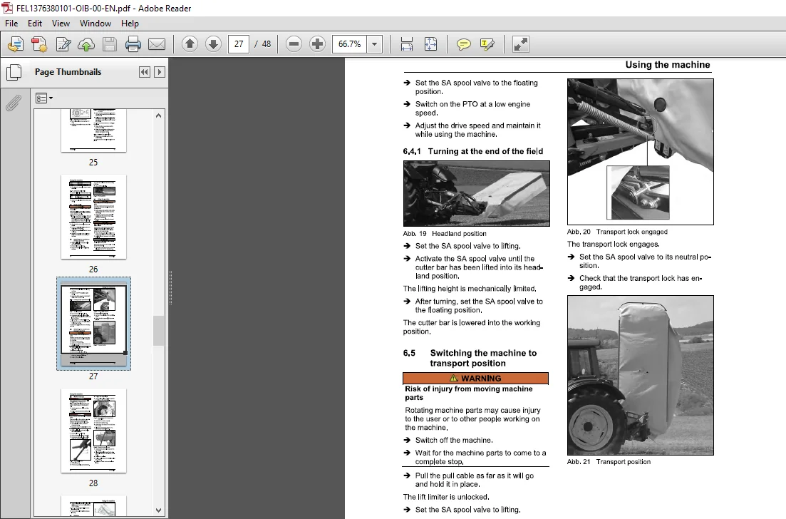 Massey Ferguson EU Hay Equipment DM 287 ISL Disc Mower Operator’s Manual – PDF DOWNLOAD - Image 4