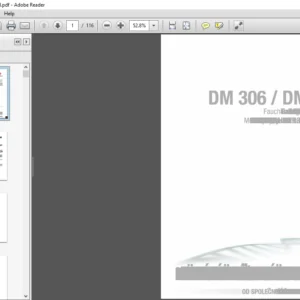 Massey Ferguson EU Hay Equipment DM 306 DM 357 Operator’s Manual – PDF DOWNLOAD