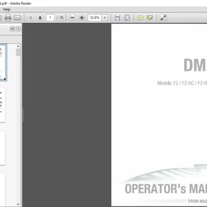 Massey Ferguson EU Hay Equipment DM 306 FZ FZ-KC FZ-RC FZ-RC DUO Disc Mower Operator’s Manual – PDF