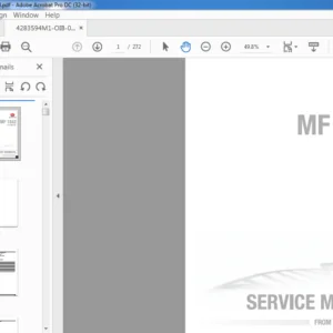 Massey Ferguson EU Hay Equipment MF 1842 Rectangular Baler Service Manual – PDF DOWNLOAD