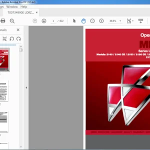 Massey Ferguson EU Hay Equipment MF 2100 Series Square Baler Operator Manual - PDF DOWNLOAD