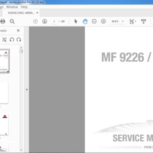 Massey Ferguson EU Hay Equipment MF 9226 9246 Auger Header Service Manual – PDF DOWNLOAD
