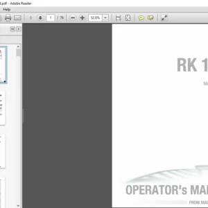 Massey Ferguson EU Hay Equipment RK 1254 TRC PRO Rotary Rake Operator’s Manual – PDF DOWNLOAD