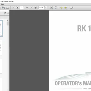 Massey Ferguson EU Hay Equipment RK 1254 TRC Rotary Rake Operator’s Manual – PDF DOWNLOAD