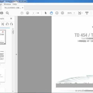 Massey Ferguson EU Hay Equipment TD 454 DN TD 524 DN Tedder Operator’s Manual – PDF DOWNLOAD