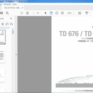 Massey Ferguson EU Hay Equipment TD 676 DN TD 776 DN Tedder Operator’s Manual – PDF DOWNLOAD