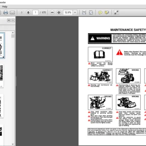 Massey Ferguson EU Material Handling MF 8925, MF 8926 Service Manual - PDF DOWNLOAD