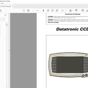 Massey Ferguson EU Tractor Datatronic CCD 8650 8660 8670 8680 8690 Operator’s Manual – PDF DOWNLOAD