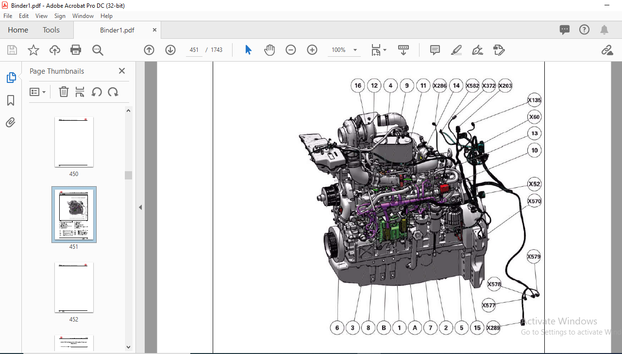 Massey Ferguson Eu Tractor Mf 8700 Series 8727 8730 8732 8735 8737 Service Manual Pdf Download