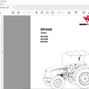 Massey Ferguson SA MF 4300 Series 4305 4306 4307 Manual Do Operador - PDF DOWNLOAD