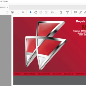 Massey Ferguson SA MF4200 Series Tractors 4WD Repair Time Schedule Manual - PDF DOWNLOAD